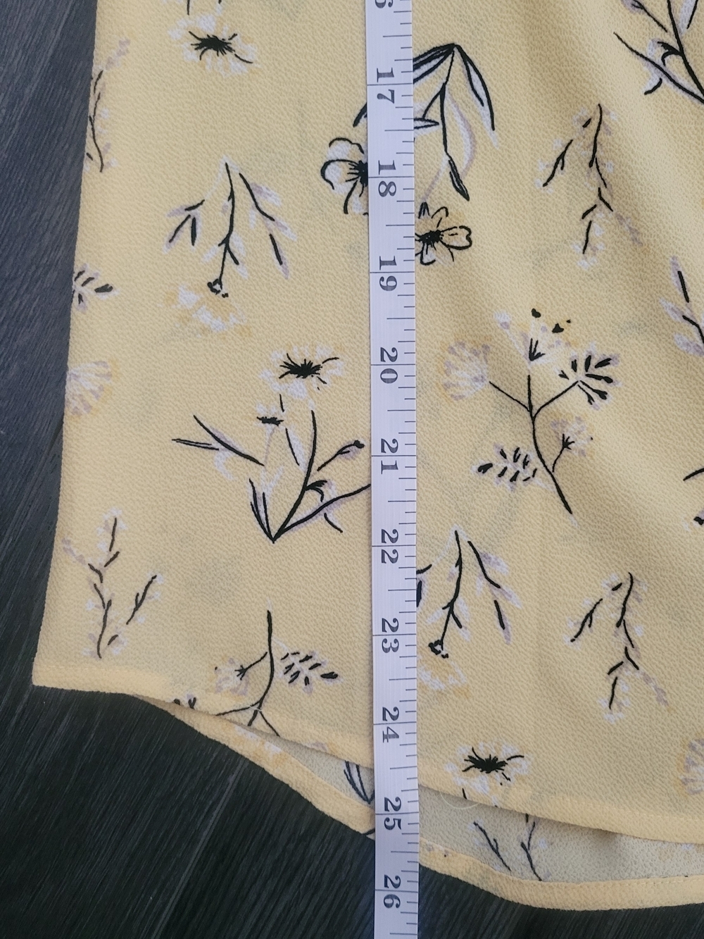 🎈MAURICES Floral Yellow Size 0 Lattice-Neck Cap Sleeve Top Boho Inspired - Picture 8 of 8